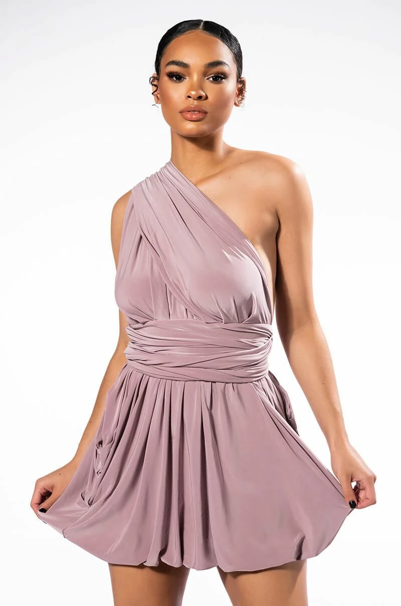 ABOUT TIME SLEEVELESS BUBBLE MULTI WAY MINI DRESS 6 ABOUT TIME SLEEVELESS BUBBLE MULTI WAY MINI DRESS - Image 4