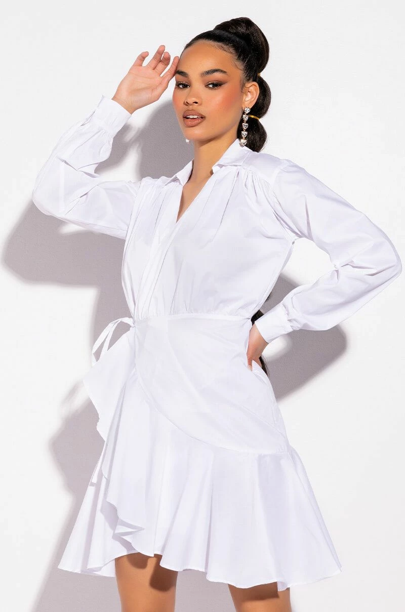 ADDICTED TO YOU WRAP FRONT MINI DRESS 3 ADDICTED TO YOU WRAP FRONT MINI DRESS