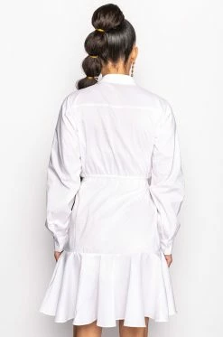 ADDICTED TO YOU WRAP FRONT MINI DRESS 14 ADDICTED TO YOU WRAP FRONT MINI DRESS -AKIRA Sales Shop addicted to you wrap front mini dress white 6 6