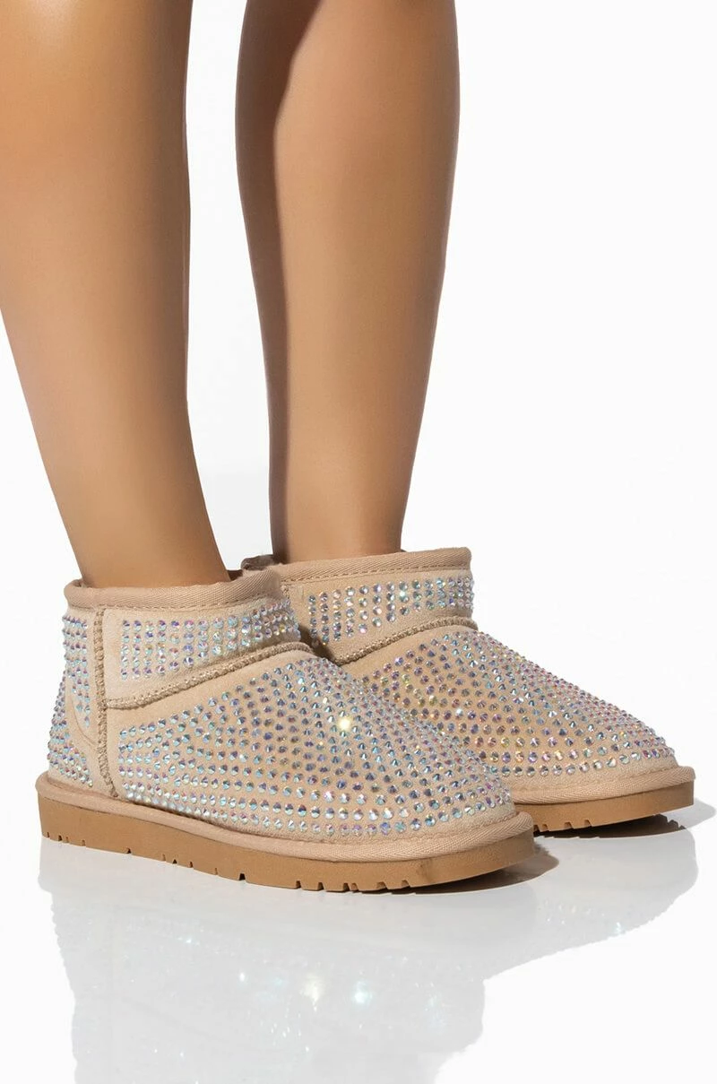 AKIRA FAIRYTALE BLING BOOTIE IN NUDE 3 AKIRA FAIRYTALE BLING BOOTIE IN NUDE