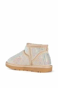 AKIRA FAIRYTALE BLING BOOTIE IN NUDE 10 AKIRA FAIRYTALE BLING BOOTIE IN NUDE -AKIRA Sales Shop akira fairytale bling bootie in nude tan 4 4