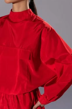 ALL DAY ERRANDS LIGHTWEIGHT ROMPER IN RED -AKIRA Sales Shop all day errands lightweight romper in red red 5 5