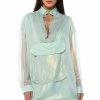 ANORAK STYLE LIGHT WEIGHT MINI DRESS 2 ANORAK STYLE LIGHT WEIGHT MINI DRESS -AKIRA Sales Shop anorak style light weight mini dress mint 1 1