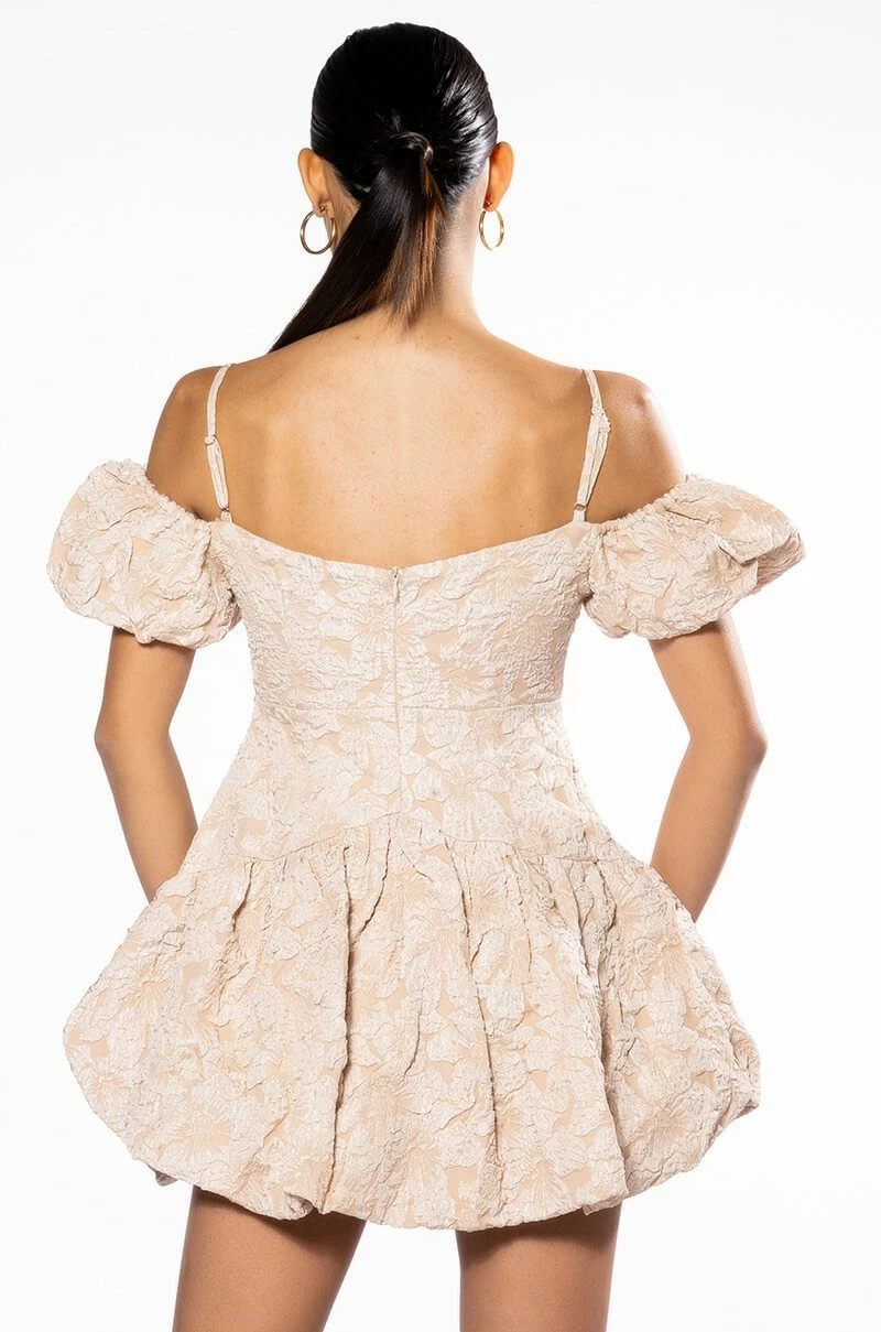 AURORA OFF SHOULDER BUBBLE MINI DRESS 8 AURORA OFF SHOULDER BUBBLE MINI DRESS - Image 6