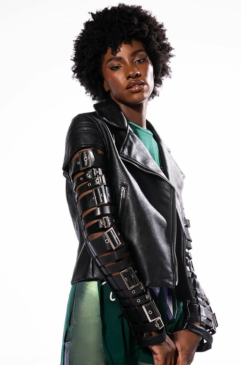 AZALEA WANG BUCKLE UP MOTO JACKET - Image 2