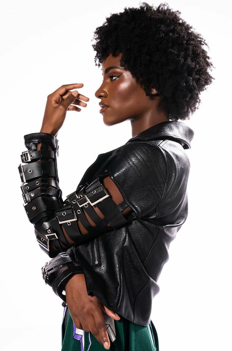 AZALEA WANG BUCKLE UP MOTO JACKET - Image 3