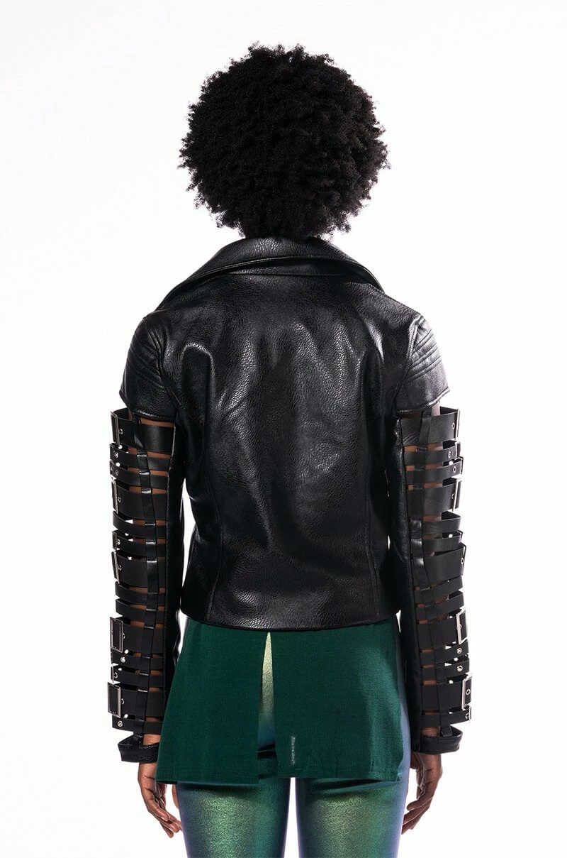 AZALEA WANG BUCKLE UP MOTO JACKET - Image 7
