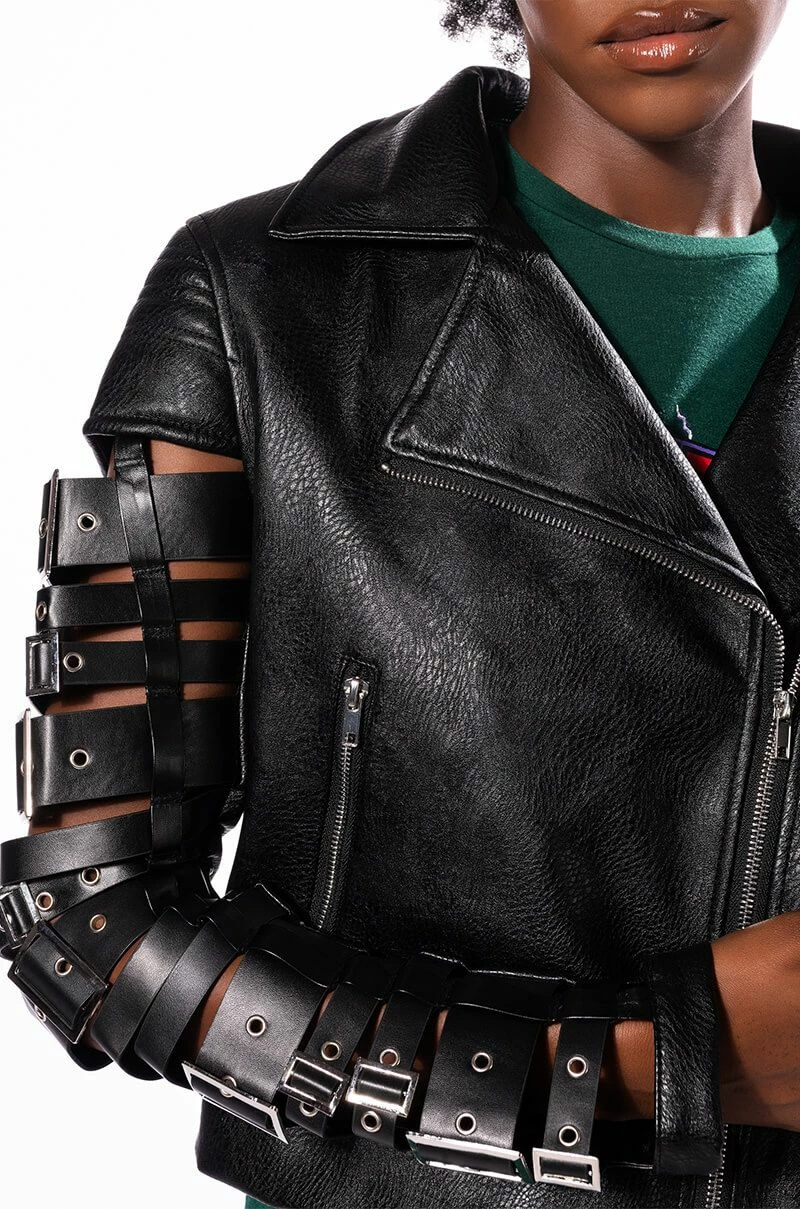 AZALEA WANG BUCKLE UP MOTO JACKET - Image 8