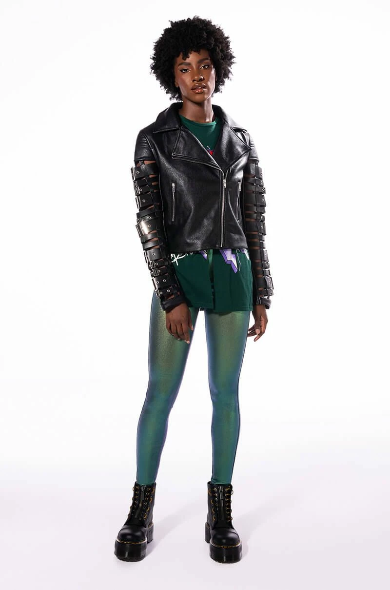 AZALEA WANG BUCKLE UP MOTO JACKET - Image 9