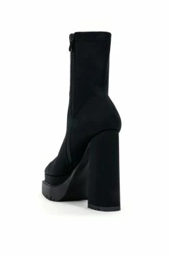 AZALEA WANG LEAH CHUNKY BOOTIE IN BLACK -AKIRA Sales Shop azalea wang leah chunky bootie in black black 4 4 c1