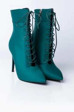 AZALEA WANG LIGHT ME UP STILETTO BOOTIE IN GREEN 9 AZALEA WANG LIGHT ME UP STILETTO BOOTIE IN GREEN -AKIRA Sales Shop azalea wang light me up stiletto bootie in green green 4 4