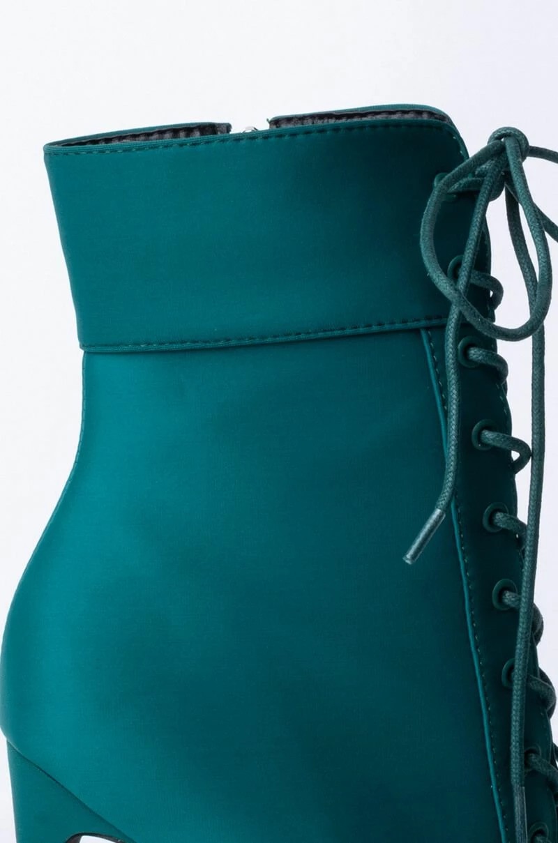 AZALEA WANG LIGHT ME UP STILETTO BOOTIE IN GREEN 6 AZALEA WANG LIGHT ME UP STILETTO BOOTIE IN GREEN - Image 4