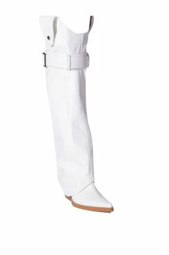AZALEA WANG MATTY 2 IN 1 BOOT IN WHITE -AKIRA Sales Shop azalea wang matty 2 in 1 boot in white white 5 5