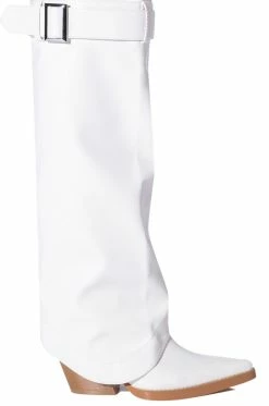 AZALEA WANG MATTY 2 IN 1 BOOT IN WHITE -AKIRA Sales Shop azalea wang matty 2 in 1 boot in white white 7 7