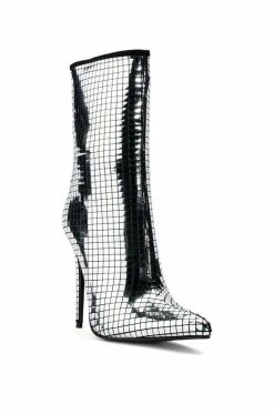AZALEA WANG MONTROSE STILETTO BOOTIE IN SILVER -AKIRA Sales Shop azalea wang montrose stiletto bootie in silver silver 3 3