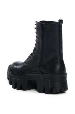 AZALEA WANG OLYMPIA WHITE CHUNKY BOOTIE -AKIRA Sales Shop azalea wang olympia white chunky bootie black 4 4