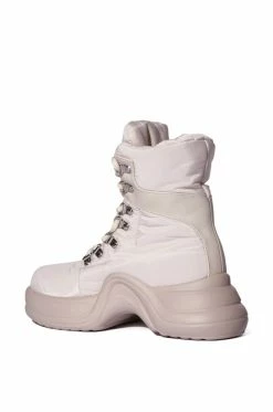 AZALEA WANG SKYLAR EDGY LACE UP BOOTIE IN SAND -AKIRA Sales Shop azalea wang skylar edgy lace up bootie in sand sand 4 4 c1 c1
