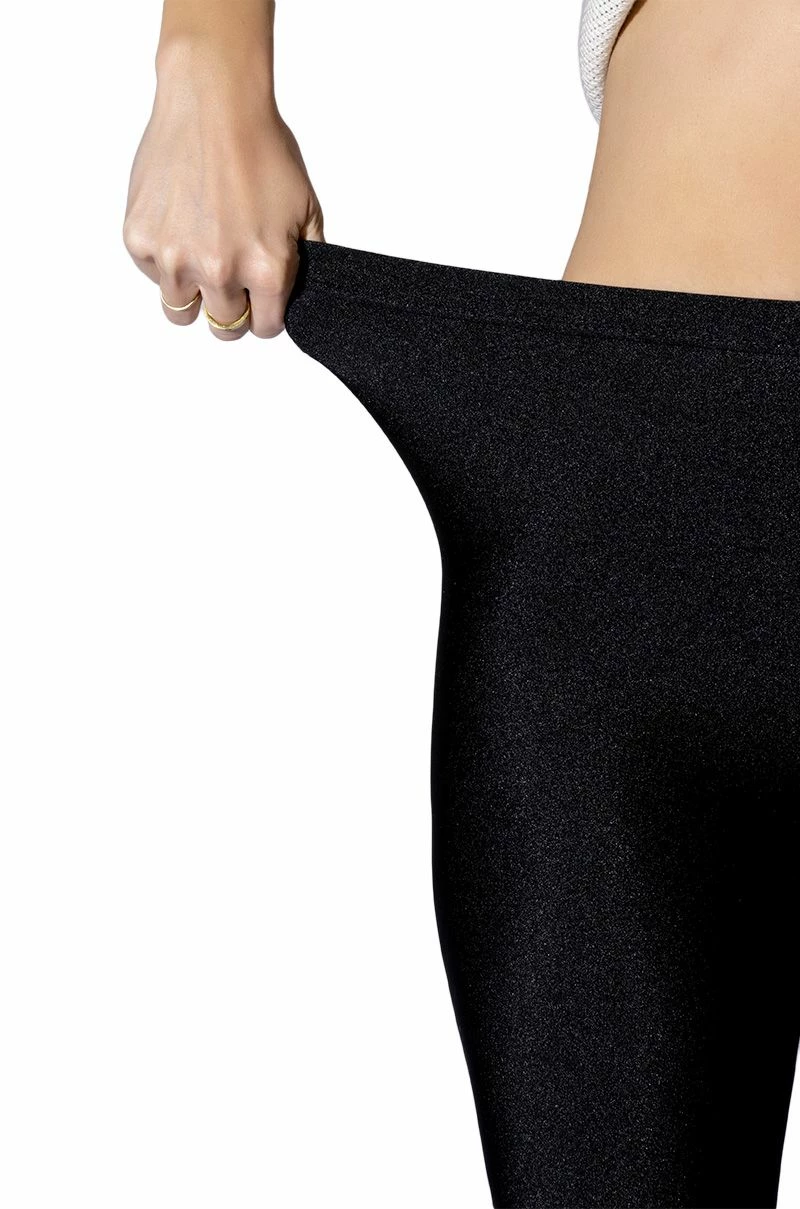 AZALEA WANG STAR STRETCH CHUNKY HEEL PANT BOOT IN BLACK - Image 7