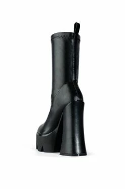 AZALEA WANG TATI CHUNKY BOOT IN BLACK 10 AZALEA WANG TATI CHUNKY BOOT IN BLACK -AKIRA Sales Shop azalea wang tati chunky boot in black black 4 4