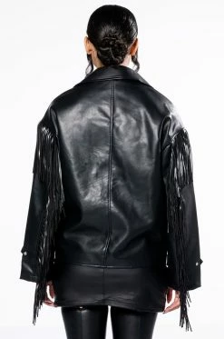 AZALEA WANG THE BOYFRIEND COWGIRL PU MOTO JACKET -AKIRA Sales Shop azalea wang the boyfriend cowgirl pu moto jacket black 6 6