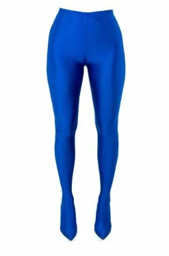AZALEA WANG STAR STRETCH STILETTO PANT BOOT IN BLUE 27 AZALEA WANG STAR STRETCH STILETTO PANT BOOT IN BLUE -AKIRA Sales Shop azalea wang yours truly sexy stiletto boot pant in blue stretch blue 9 9