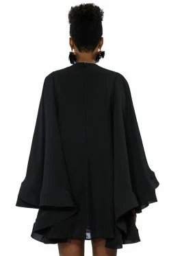 BAD ROMANCE RELAXED DRAPE MINI DRESS 20 BAD ROMANCE RELAXED DRAPE MINI DRESS -AKIRA Sales Shop bad romance relaxed drape mini dress black 9 9
