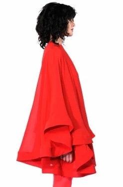 BAD ROMANCE RELAXED DRAPE MINI DRESS -AKIRA Sales Shop bad romance relaxed drape mini dress red 14 14