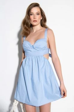 BELIEVE ME OPEN BACK MINI DRESS