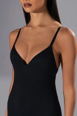 BETTER THAN ANYTHING STRUCTURED BUST CATSUIT -AKIRA Sales Shop better than anything structured bust catsuit black 6 6