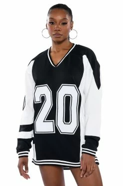 BLACK VILLAGE FOUNDATION OVERSIZED SWEATSHIRT DRESS