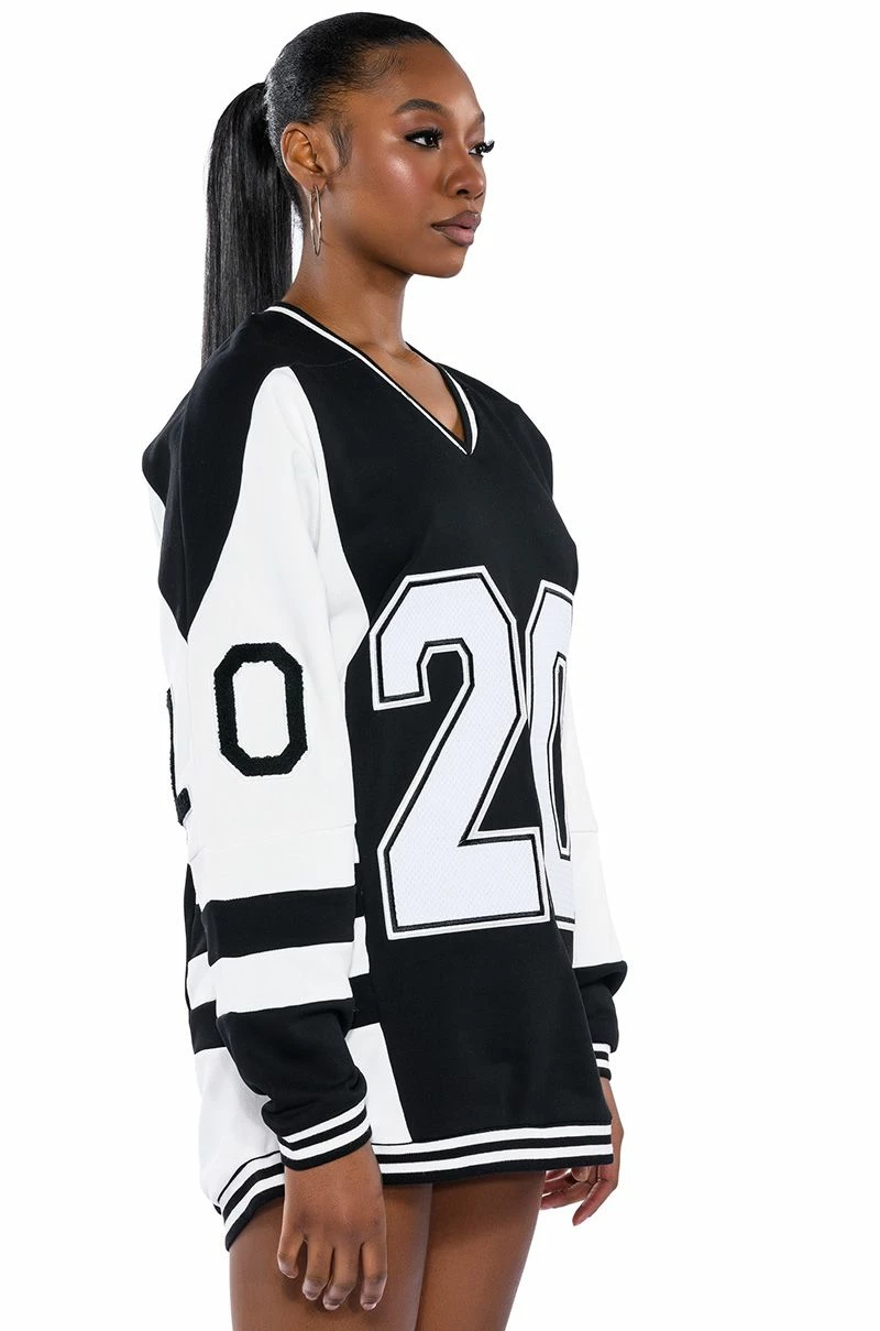 BLACK VILLAGE FOUNDATION OVERSIZED SWEATSHIRT DRESS - Image 2