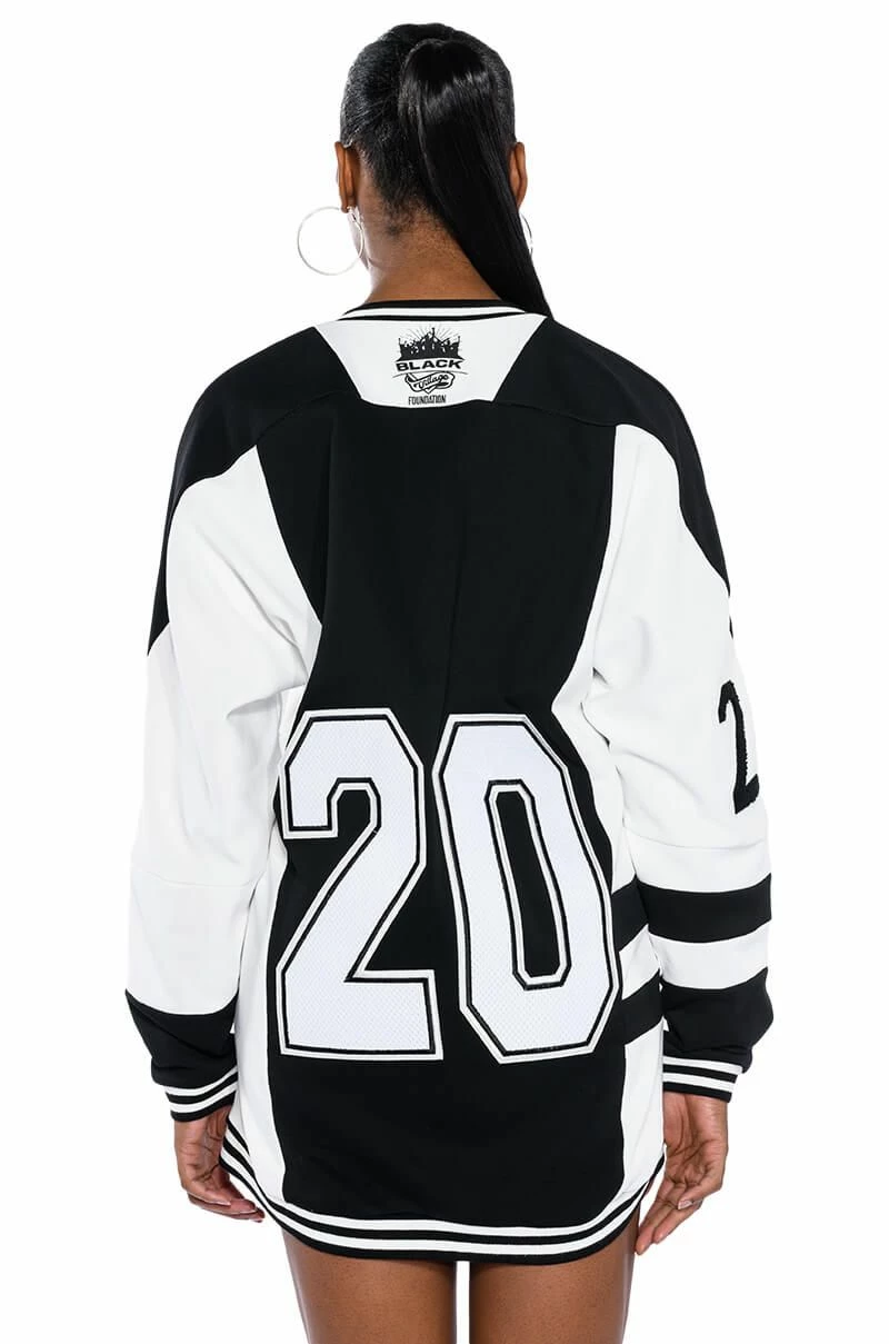 BLACK VILLAGE FOUNDATION OVERSIZED SWEATSHIRT DRESS - Image 6