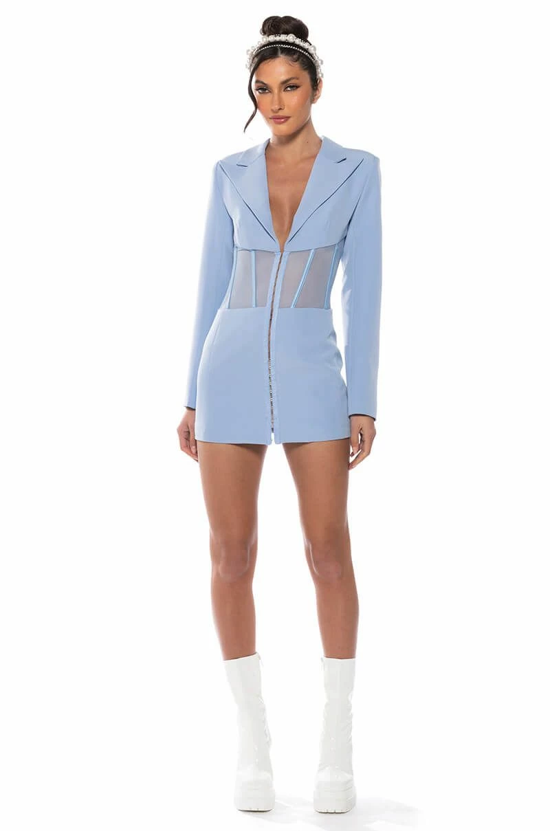 BLUE SKIES CORSET BLAZER DRESS 4 BLUE SKIES CORSET BLAZER DRESS - Image 2
