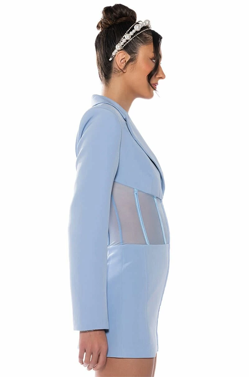 BLUE SKIES CORSET BLAZER DRESS 5 BLUE SKIES CORSET BLAZER DRESS - Image 3