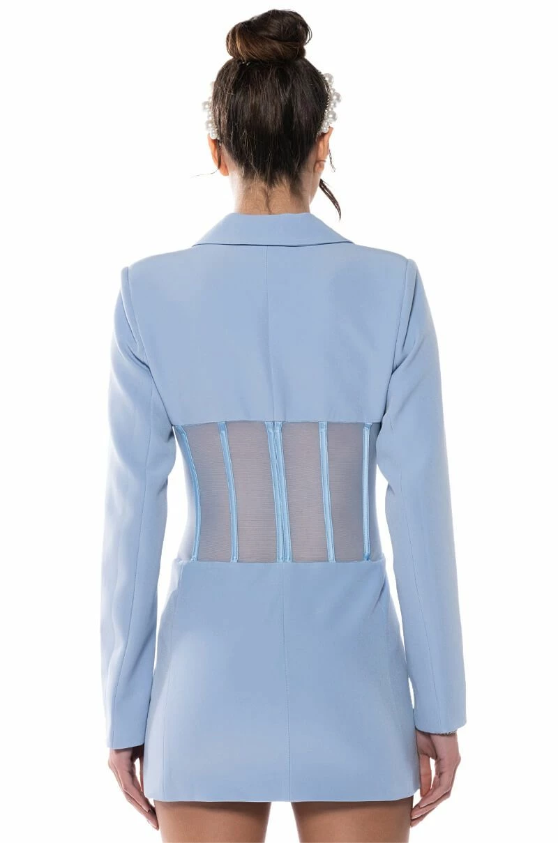 BLUE SKIES CORSET BLAZER DRESS 6 BLUE SKIES CORSET BLAZER DRESS - Image 4