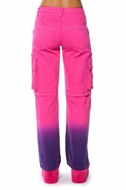 CANDY DREAMS RELAXED CARGO JEANS 16 CANDY DREAMS RELAXED CARGO JEANS -AKIRA Sales Shop candy dreams relaxed cargo jeans pink multi 7 7