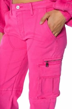 CANDY DREAMS RELAXED CARGO JEANS 17 CANDY DREAMS RELAXED CARGO JEANS -AKIRA Sales Shop candy dreams relaxed cargo jeans pink multi 8 8