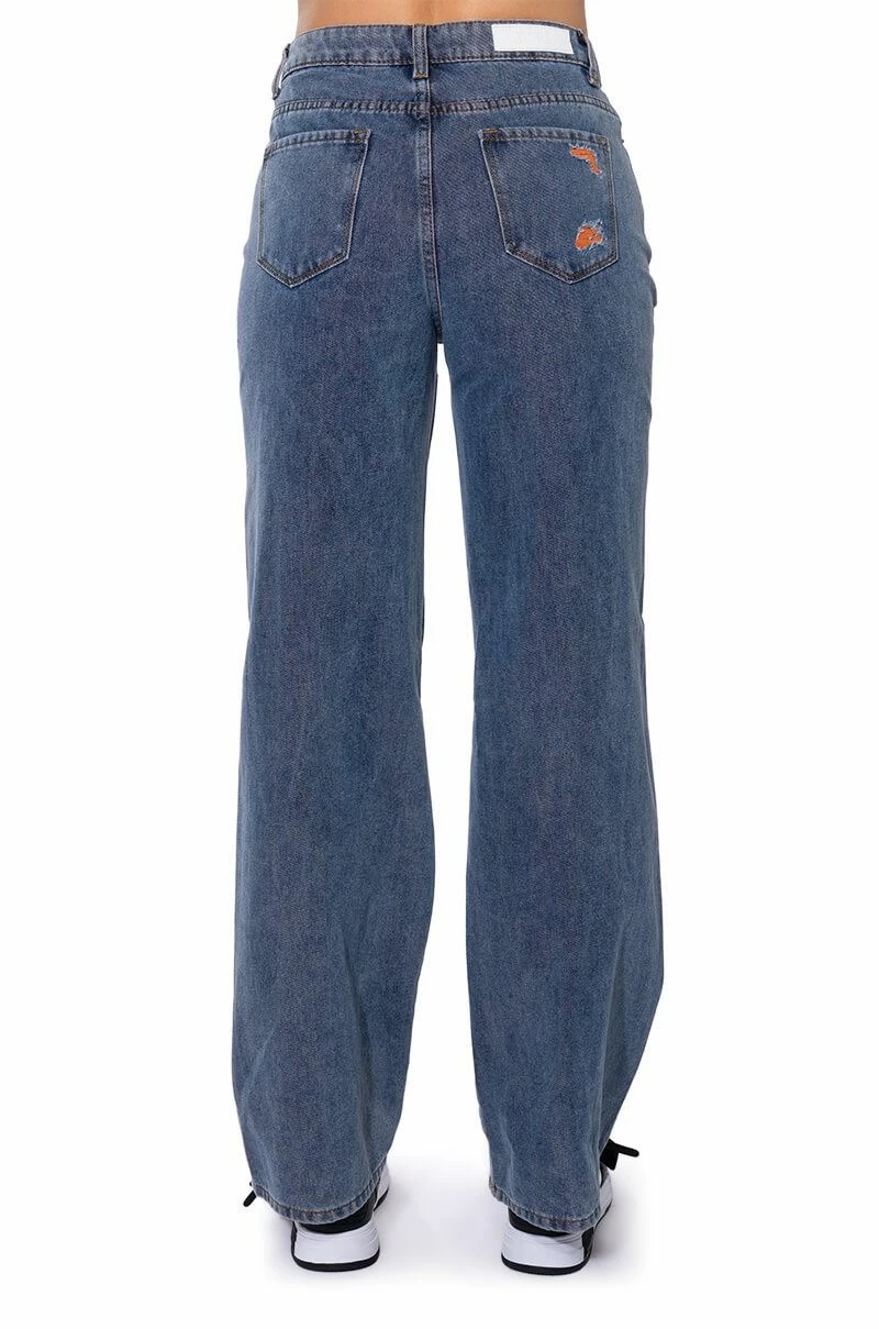 CAREFREE DISTRESSED COLOR RELAXED FIT JEANS 9 CAREFREE DISTRESSED COLOR RELAXED FIT JEANS - Image 7