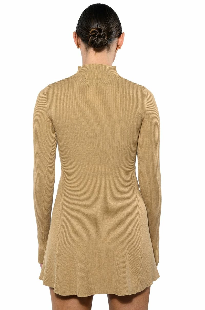JACIE MOCK COLLAR KNIT MINI DRESS 4 JACIE MOCK COLLAR KNIT MINI DRESS - Image 2