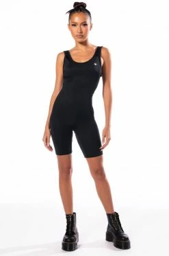 CHAMPION BODYCON ALL-IN-ONE ROMPER 15 CHAMPION BODYCON ALL-IN-ONE ROMPER -AKIRA Sales Shop champion bodycon all in one romper black 7 7