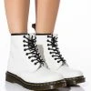 DR. MARTENS 1460 SMOOTH WHITE BOOTIES