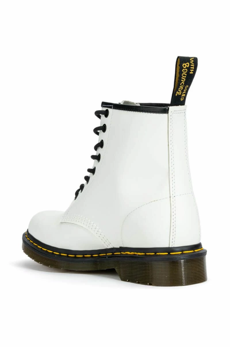 DR. MARTENS 1460 SMOOTH WHITE BOOTIES - Image 4
