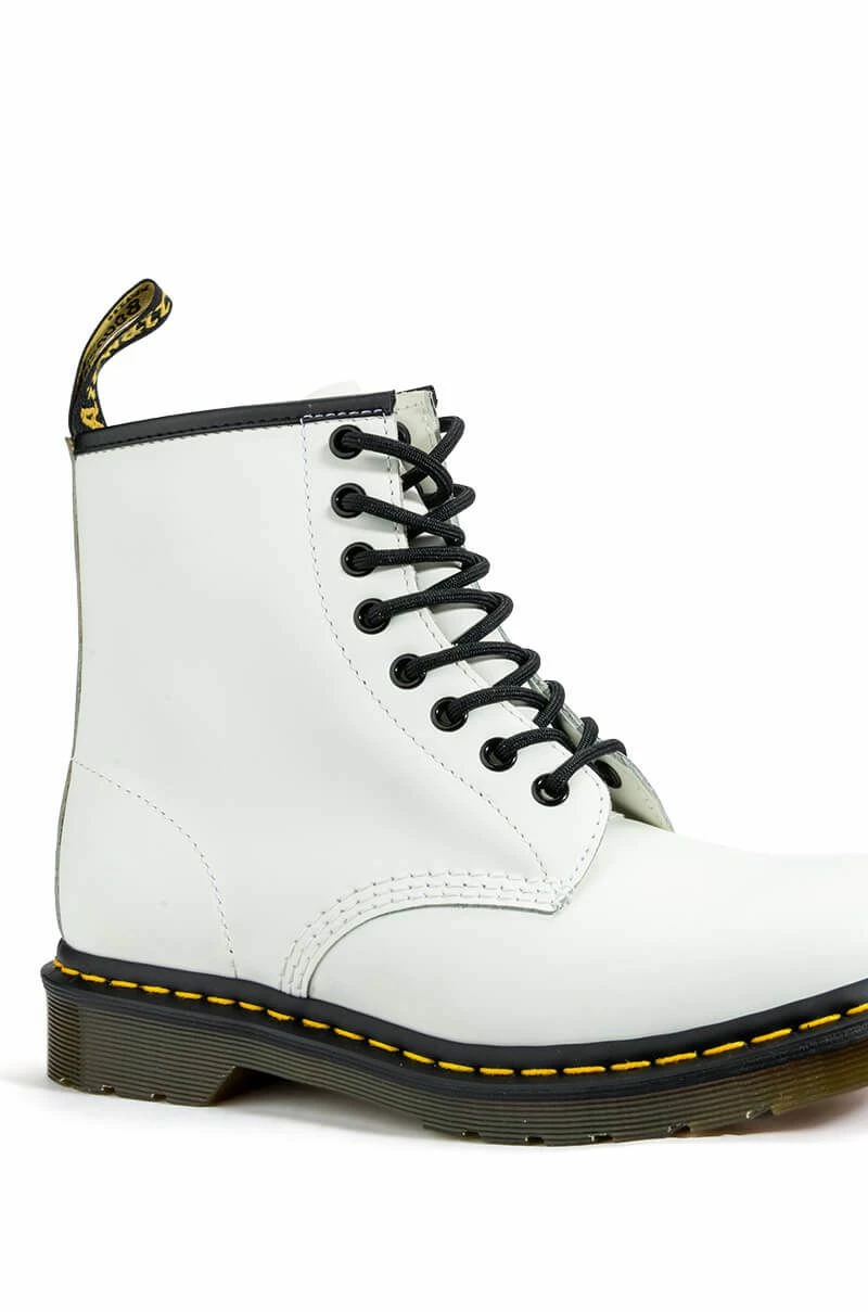 DR. MARTENS 1460 SMOOTH WHITE BOOTIES - Image 5