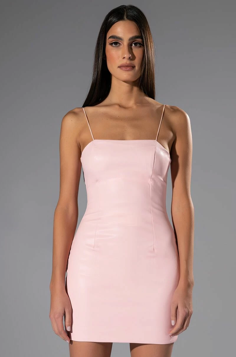 EVERLIE EVERY NIGHT MINI DRESS IN PINK 3 EVERLIE EVERY NIGHT MINI DRESS IN PINK