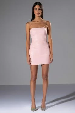 EVERLIE EVERY NIGHT MINI DRESS IN PINK 11 EVERLIE EVERY NIGHT MINI DRESS IN PINK -AKIRA Sales Shop everlie every night mini dress in pink light pink 3 3 c1