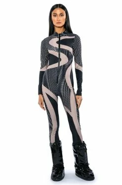 EVERY EVENT PATTERNED CATSUIT