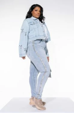 FLEX FIT EXTREME STRETCH HIGH WAIST PEARL SKINNY JEANS -AKIRA Sales Shop extreme stretch high waist pearl skinny jeans light blue denim 2 2 c1