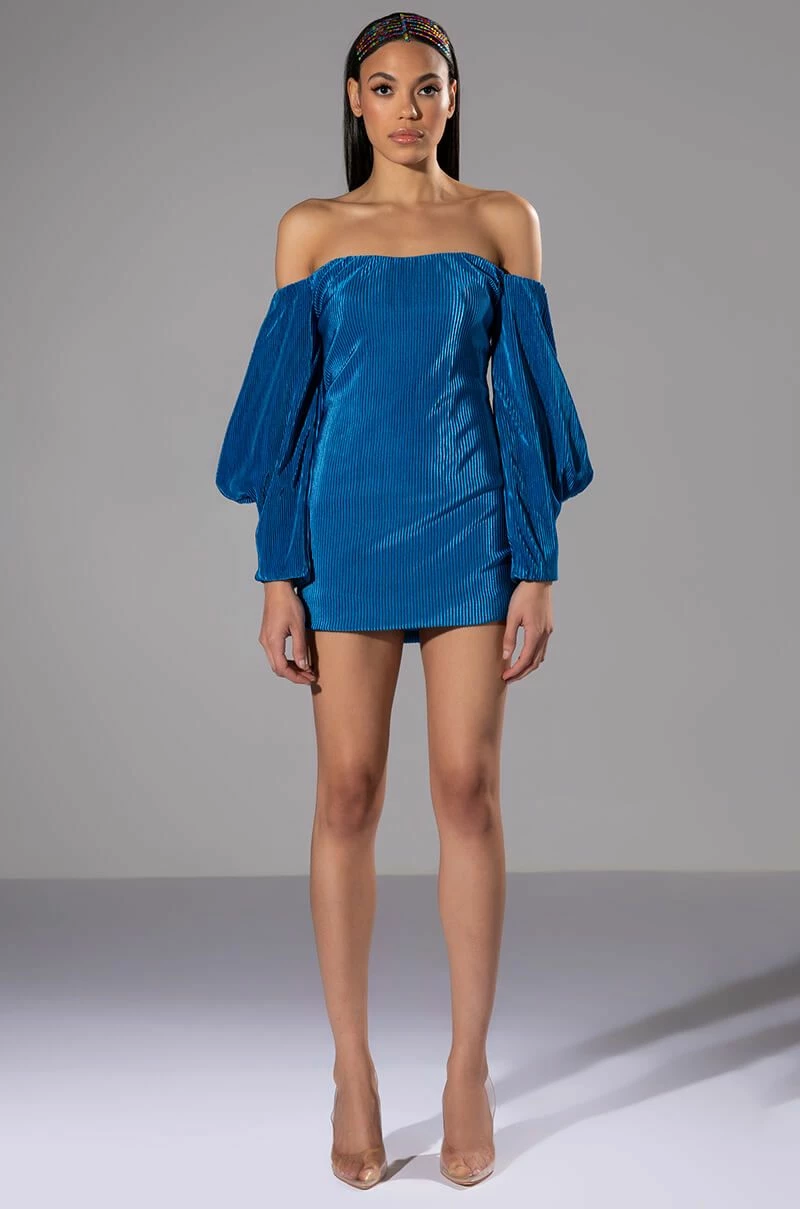 FAYE OFF THE SHOULDER PLEATED MINI DRESS 5 FAYE OFF THE SHOULDER PLEATED MINI DRESS - Image 3