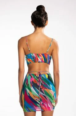 FIRST DATE MINI DRESS -AKIRA Sales Shop first date mini dress blue multi 6 6