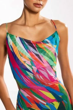 FIRST DATE MINI DRESS -AKIRA Sales Shop first date mini dress blue multi 7 7